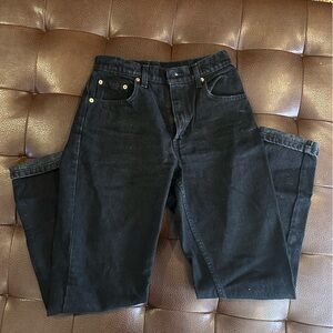 Levi's 550 Black Relaxed Fit Jeans